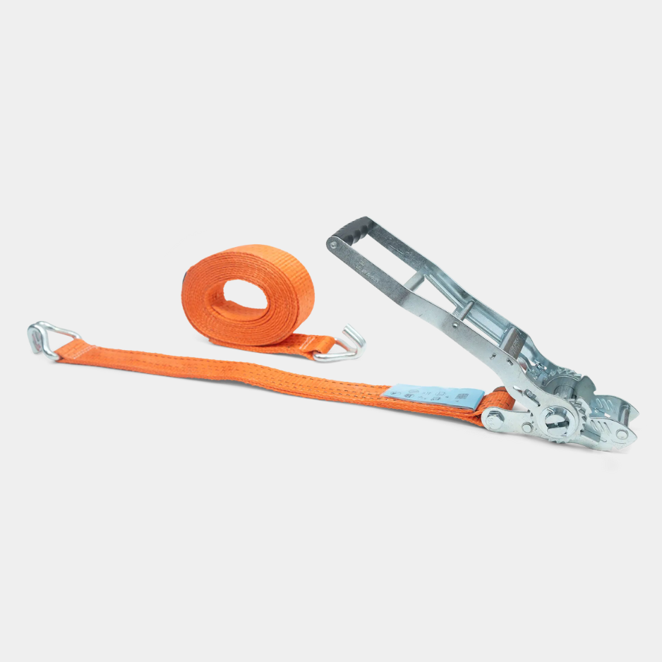 Spanngurt 5000 daN Langhebelzugratsche und Profilhaken