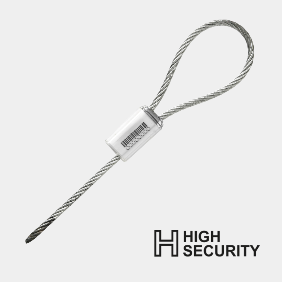Kabelsiegel PTW5.0 – High Security Pull-Tight Seal Ø5mm mit Fensterschutzabdeckung, ISO 17712:2013
