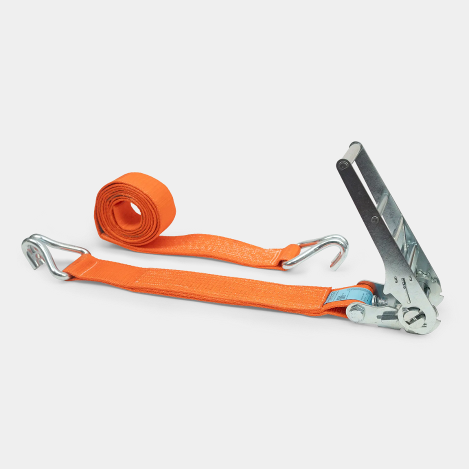 Schwerlast-Spanngurt 10,000 daN 75 mm – mit Druckratsche und Profilhaken