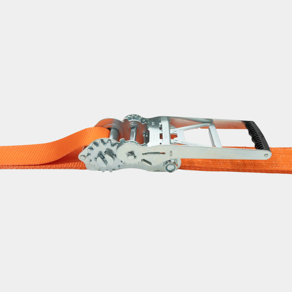 Schwerlast-Spanngurt 10,000 daN Getriebezugratsche - 75 mm, 4 m