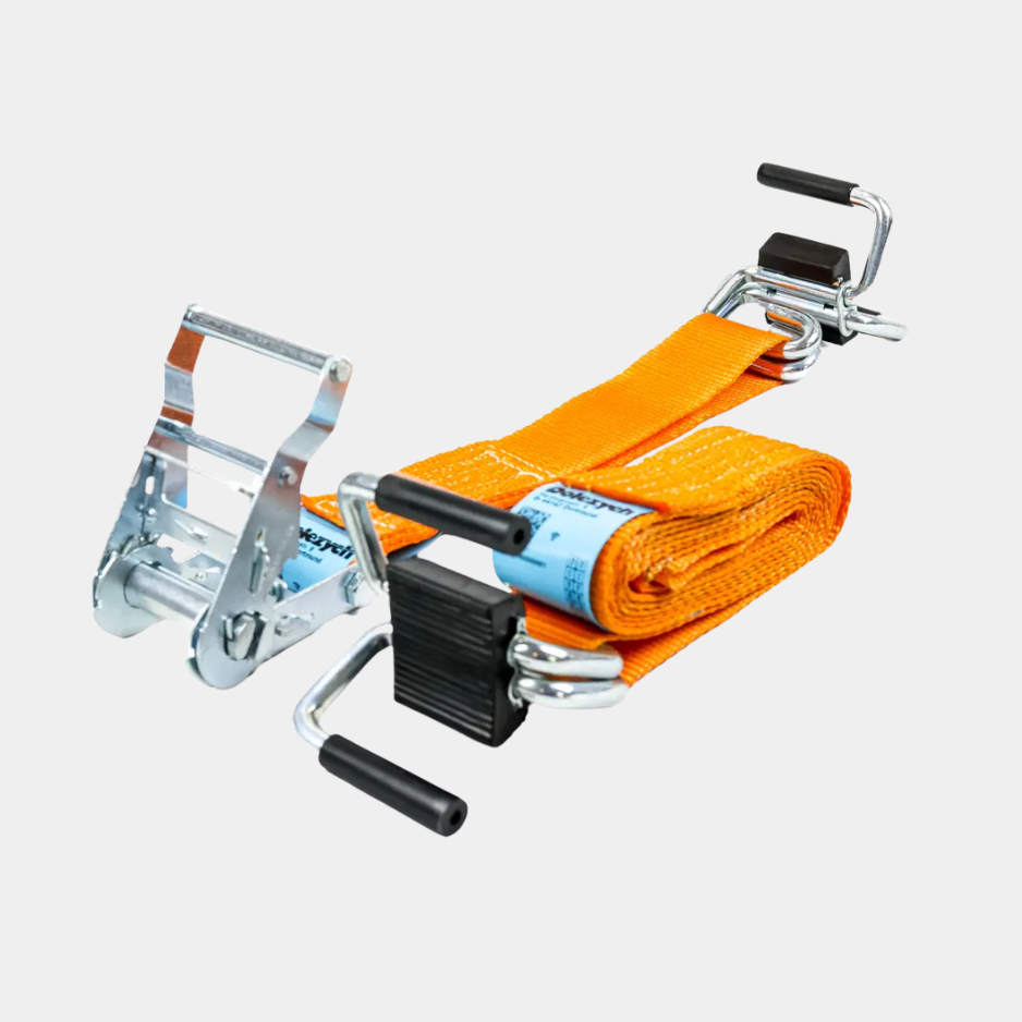 Spanngurt mit Bordwandklemme 500 daN – Druckratsche 3,5 m